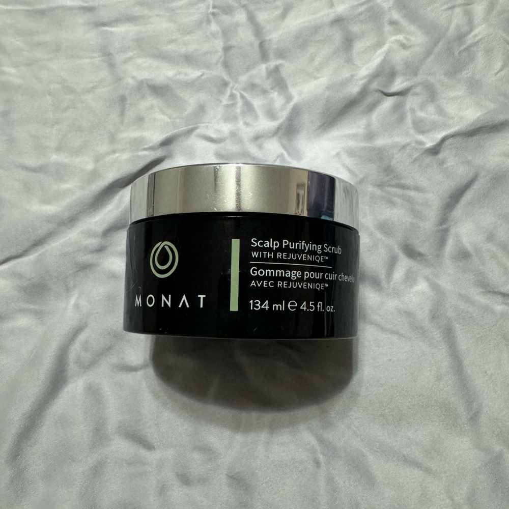 Hair and scalp scrub and shampoo 2 in 1